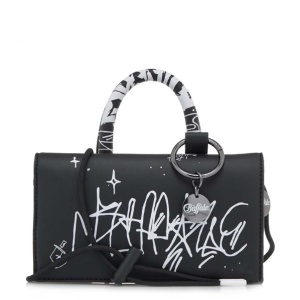 Buffalo Γυναικεία Τσάντα Χιαστί Μαύρη